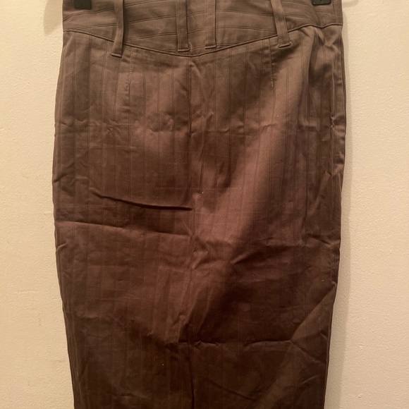 Morbid Threads Army Olive Maxi Skirt W/ Zippers. - Picture 3 of 5